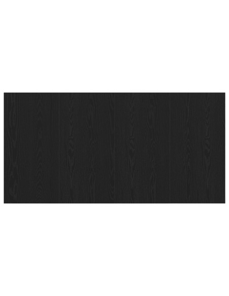 Testiera del letto con testiera Rovere Nero 160 x 1.5 x 80.5 cm