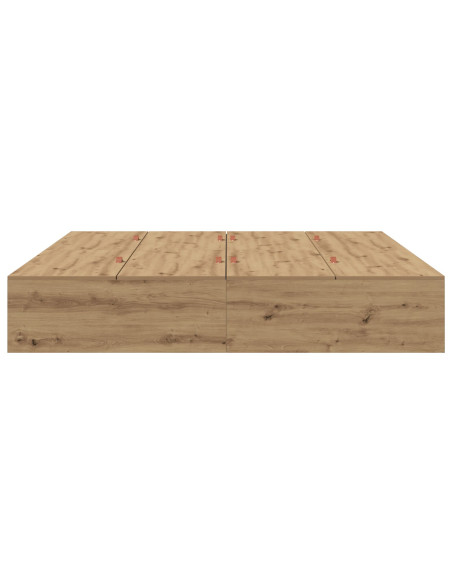 Letto contenitore  Artigianale Rovere 200x200 cm