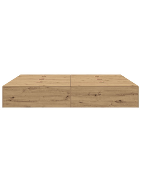 Letto contenitore  Artigianale Rovere 200x200 cm