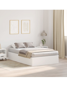 Struttura letto con contenitore Bianco 120 x 200 cm 2