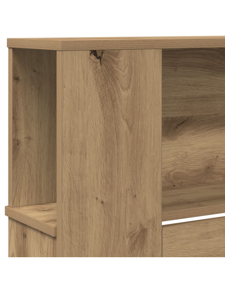 Testiera Armadio  in Rovere Artigianale 220x18,5x104,5 cm