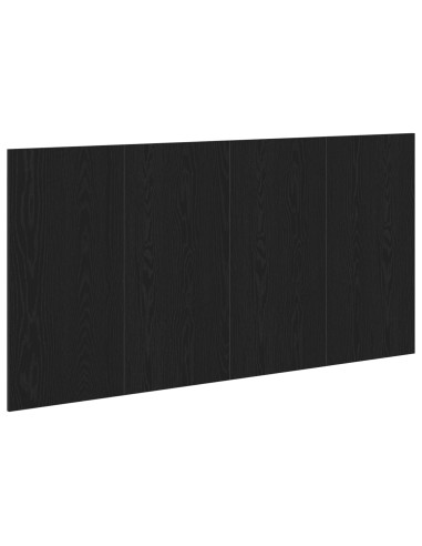 Testiera del letto con testiera Rovere Nero 160 x 1.5 x 80.5 cm