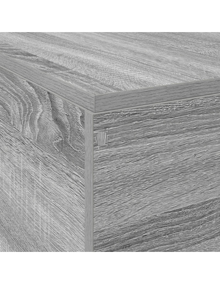 Struttura letto con contenitore Grigio Sonoma 120 x 200 cm