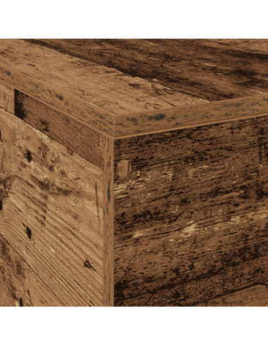 Struttura letto con contenitore Legno vecchio 150 x 200 cm