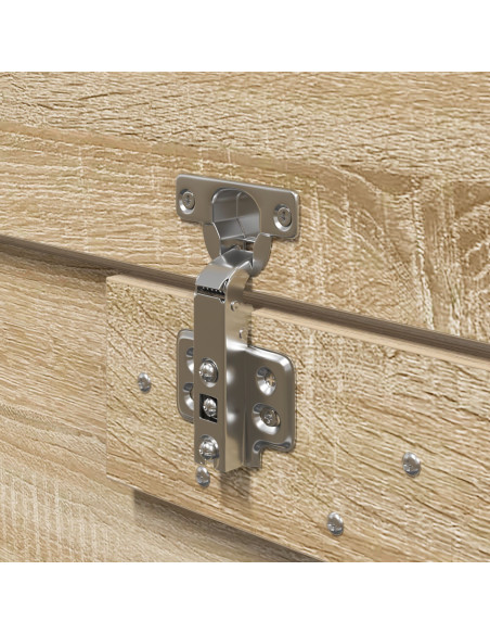 Struttura letto con contenitore Rovere Sonoma 160 x 200 cm