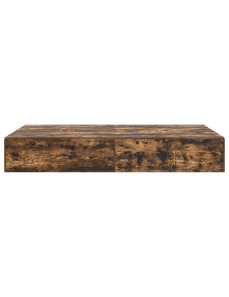 Struttura Letto con Contenitore  Rovere Affumicato 120x190 cm