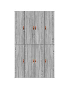 Struttura letto con contenitore Grigio Sonoma 120 x 190 cm 2