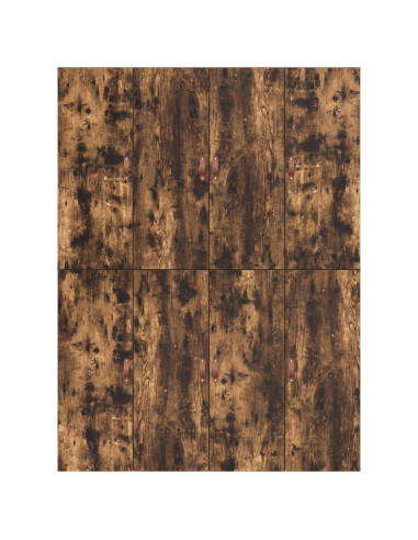 Struttura letto con contenitore Rovere fumé 135 x 190 cm