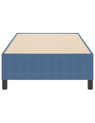 Struttura letto piattaforma Blu 90 x 200 cm Tessuto