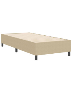 Struttura letto piattaforma Grigio Verde 90 x 200 cm Tessuto 2