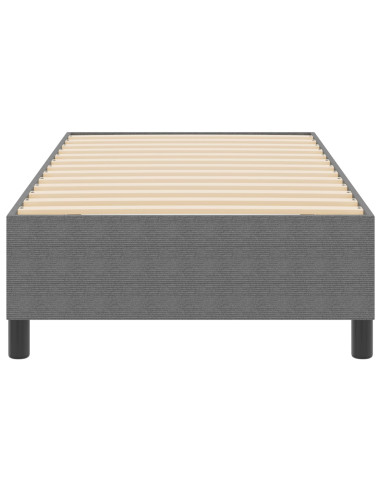 Struttura letto piattaforma Grigio chiaro 100 x 200 cm Tessuto