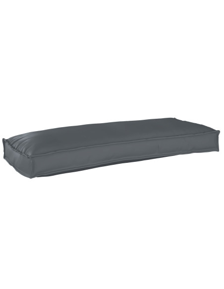 Cuscino Esterno  Antracite Poliestere 100 cm x 40 cm x 8 cm