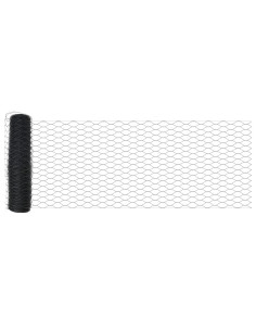 Recinzione con Posto Grigio 0,5 x 25 m Acciaio 2