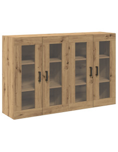 Armadi da Parete 2 pcs Rovere artigianale 69,5 x 34 x 90 cm 2