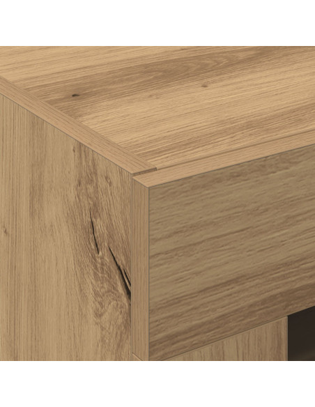 Mobile da Parete Set di 2 Rovere Artigianale Legno ingegnerizzato