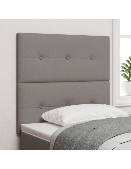 Testata LED Tortora 90 cm Tessuto