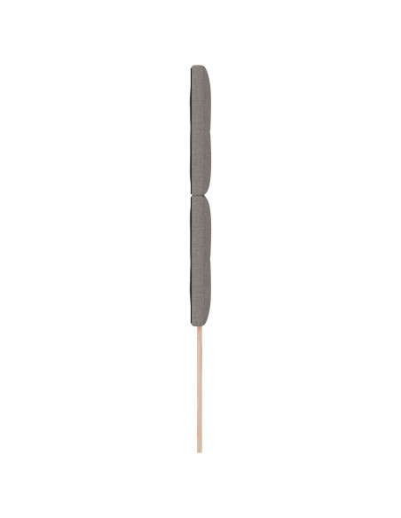 Testata LED Tortora 90 cm Tessuto