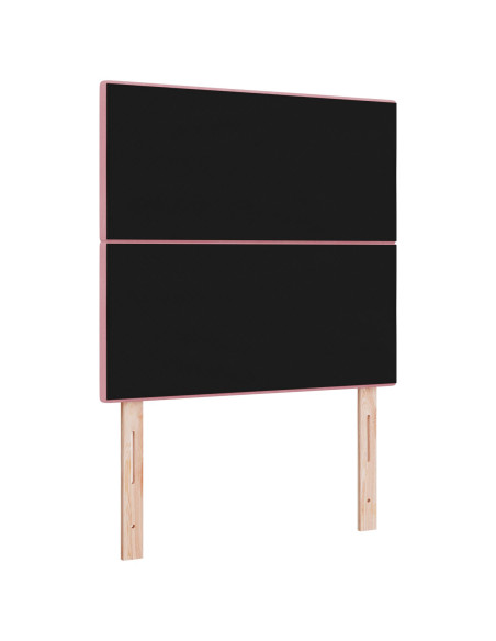 Testata LED  Rosa 90 cm Velluto