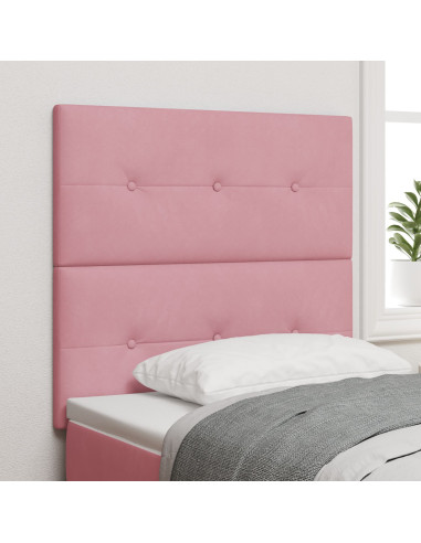 Testiera LED con luci a strisce a LED Rosa 90 cm Poliestere