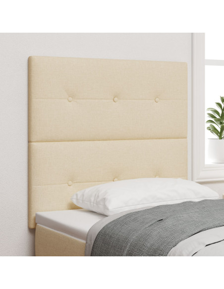 Testata LED  Crema 100 cm Tessuto
