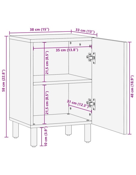 Armadio per Lavabo da Bagno con lo scaffale Legno multistrato