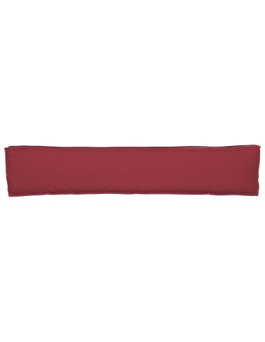 Cuscino per pallet Rosso Vino 200 x 40 x 8 cm Tessuto Oxford