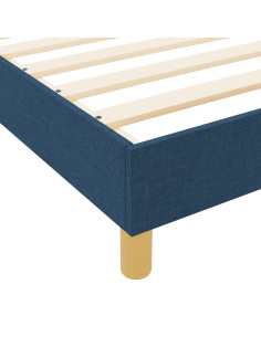 Struttura del letto con testiera Blu 160 x 200 cm Tessuto 2
