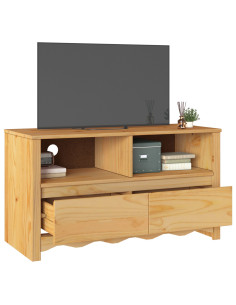 Mobile TV Drammen Rovere 99 x 43 x 55 cm Legno massello di pino 2