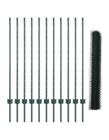 Recinzione con Posto Verde 1,2 x 25 m Acciaio