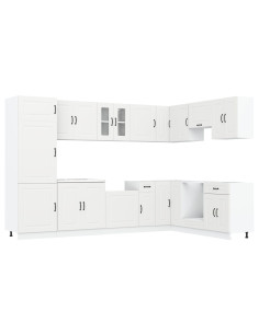 Mobile da cucina con porta Kalmar Bianco 80 x 46 x 81,5 cm 2