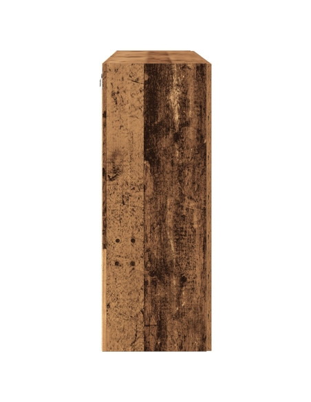 Armadio a Muro  Set di 2 Marrone Legno massello 139 x 34 x 90 cm