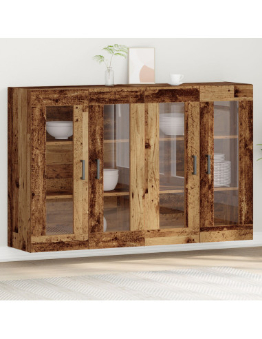 Armadi da Parete 2 pcs Legno vecchio 69,5 x 34 x 90 cm