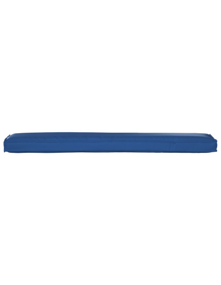 Cuscino da esterno  Blu reale Poliestere 200x40x8cm Resistente