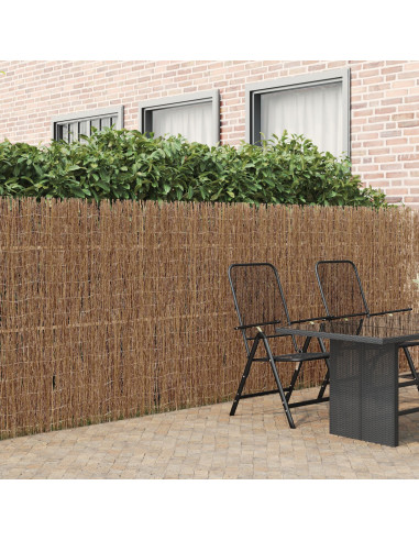 Recinzione in fascine Marrone 600 x 150 cm Ramo di bosco