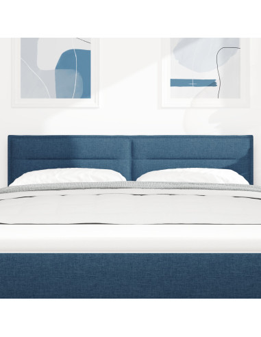 Testiera LED con luci a strisce a LED Blu 144 cm Poliestere