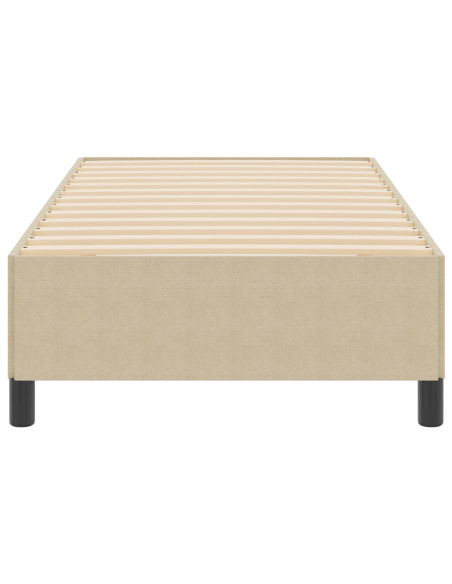 Struttura Letto Verde Chiaro Grigio 80x200 cm in Tessuto CORDURO