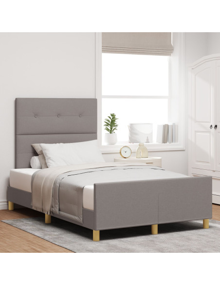 Struttura Letto Tortora 120x200 cm Tessuto