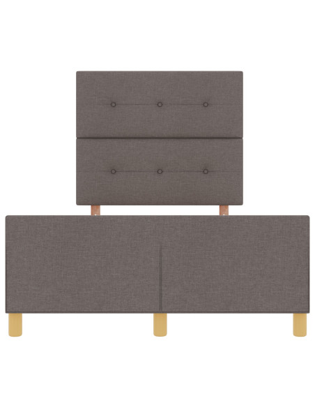Struttura Letto Tortora 120x200 cm Tessuto