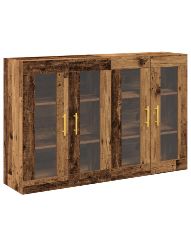 Armadi da Parete 2 pcs Legno vecchio 69,5 x 34 x 90 cm