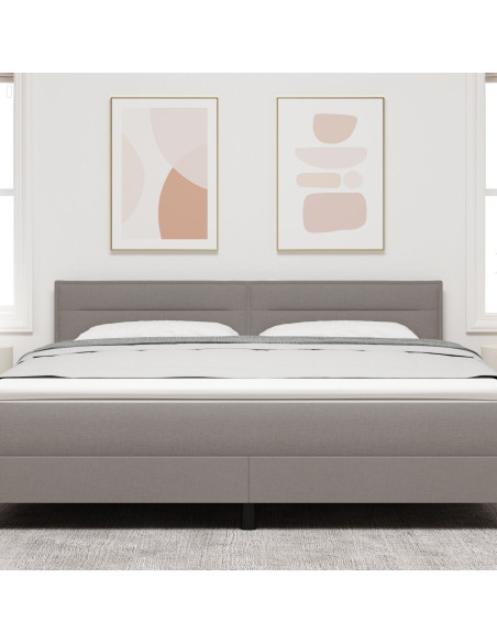 Testiera  Design Lines Tortora 180 cm Tessuto