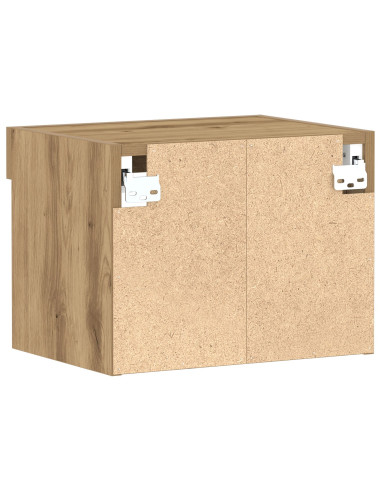 Set mobile TV con led Rovere artigianale 40 x 30 x 30 cm