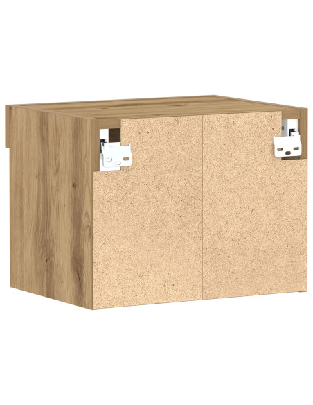 Set mobile TV con led Rovere artigianale 40 x 30 x 30 cm