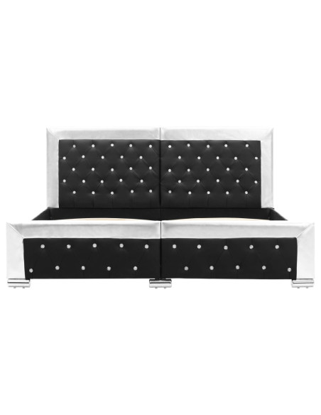 Giroletto Nero in Similpelle 160x200 cm