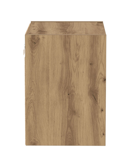 mensola fluttuante  Rovere Artigianale 40x28,5x40 cm Legno Ingegnerizzato