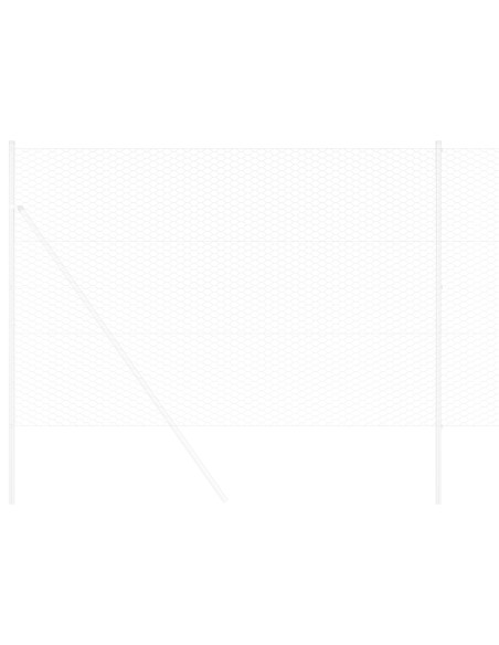 Recinzione Esagonale Argento 1,6 x 50 m Acciaio zincato