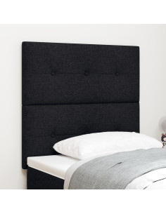 Testiera con testiera Nero 90 cm Pelle Sintetica