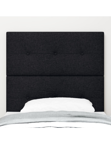 Testiera con testiera Nero 90 cm Pelle Sintetica