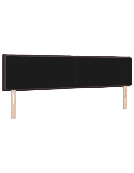 Testiera  Design Lines Marrone Scuro 180 cm in Tessuto