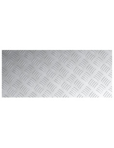 Gradini per Scale 4 pcs Argento 70 x 30 cm Alluminio 2