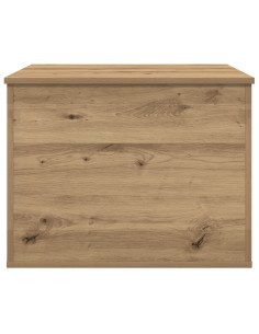 Scatola di Stoccaggio rovere artigianale 60 x 42 x 46 cm